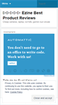 Mobile Screenshot of ezinebestproductreviews.wordpress.com
