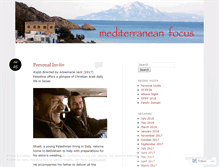 Tablet Screenshot of mediterraneanfocus.wordpress.com