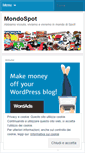 Mobile Screenshot of mondospot.wordpress.com