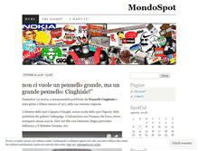 Tablet Screenshot of mondospot.wordpress.com