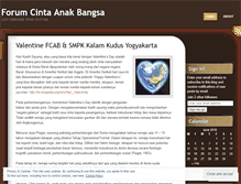 Tablet Screenshot of forumcintaanakbangsa.wordpress.com