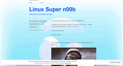 Desktop Screenshot of linuxsupernoob.wordpress.com