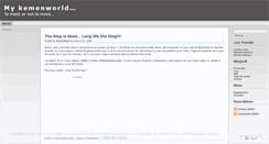 Desktop Screenshot of kementeus.wordpress.com
