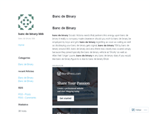 Tablet Screenshot of ads.bancdebinarybbb.wordpress.com