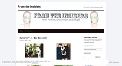 Desktop Screenshot of fromtheinsiders.wordpress.com