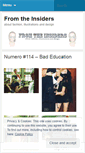 Mobile Screenshot of fromtheinsiders.wordpress.com