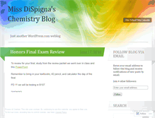 Tablet Screenshot of missdchemistry.wordpress.com