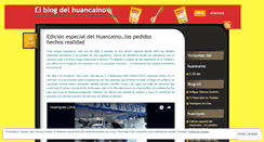 Desktop Screenshot of huancainalacena.wordpress.com