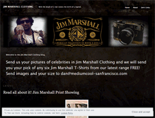 Tablet Screenshot of jimmarshall.wordpress.com