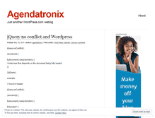 Tablet Screenshot of agendatronix.wordpress.com