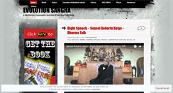 Desktop Screenshot of evolutionsangha.wordpress.com