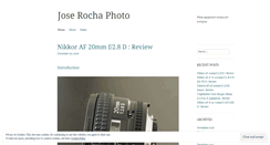 Desktop Screenshot of joserochaphoto.wordpress.com