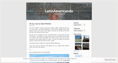 Desktop Screenshot of latinamericando.wordpress.com