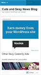 Mobile Screenshot of cuteandsexynews.wordpress.com