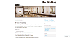 Desktop Screenshot of byutisalon.wordpress.com