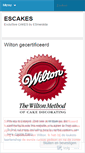 Mobile Screenshot of escakes.wordpress.com