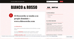 Desktop Screenshot of biancoerosso.wordpress.com