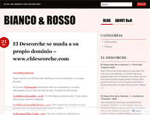 Tablet Screenshot of biancoerosso.wordpress.com