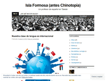 Tablet Screenshot of islaformosa.wordpress.com