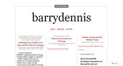 Desktop Screenshot of barrydennis.wordpress.com