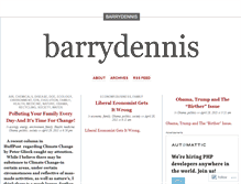Tablet Screenshot of barrydennis.wordpress.com