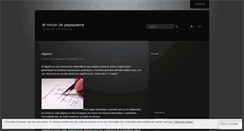 Desktop Screenshot of elrincondepepejuama.wordpress.com