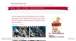 Desktop Screenshot of dodhibrida.wordpress.com
