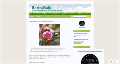 Desktop Screenshot of beritabaik.wordpress.com