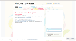 Desktop Screenshot of planeteodyssee.wordpress.com