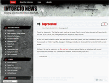 Tablet Screenshot of intorcionews.wordpress.com