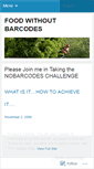 Mobile Screenshot of nobarcodes.wordpress.com