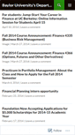 Mobile Screenshot of baylorfinance.wordpress.com