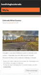Mobile Screenshot of lovelivingincolorado.wordpress.com