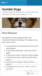 Mobile Screenshot of humbledogs.wordpress.com