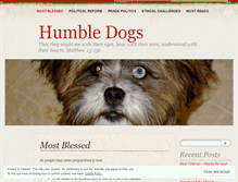 Tablet Screenshot of humbledogs.wordpress.com