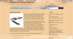 Desktop Screenshot of impreunascriemlumea.wordpress.com