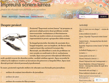 Tablet Screenshot of impreunascriemlumea.wordpress.com