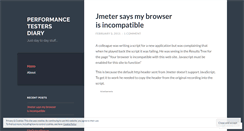 Desktop Screenshot of performancetestersdiary.wordpress.com