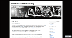 Desktop Screenshot of bjornlarssonask.wordpress.com