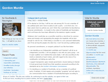 Tablet Screenshot of gordonmurdie.wordpress.com