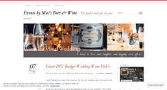 Desktop Screenshot of macsbeerandwine.wordpress.com