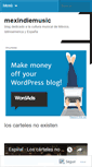 Mobile Screenshot of mexindiemusic.wordpress.com