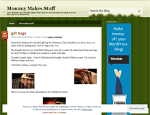Tablet Screenshot of mommymakesstuff.wordpress.com