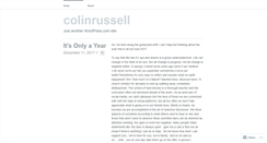 Desktop Screenshot of colinrussell.wordpress.com