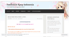 Desktop Screenshot of fanficskpopindo.wordpress.com