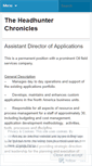 Mobile Screenshot of houstonheadhunter.wordpress.com
