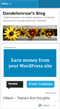 Mobile Screenshot of dandelionroar.wordpress.com