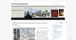 Desktop Screenshot of antheiablossoms.wordpress.com