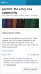 Mobile Screenshot of parsee.wordpress.com