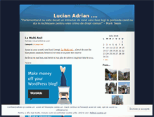 Tablet Screenshot of lucianadrian.wordpress.com